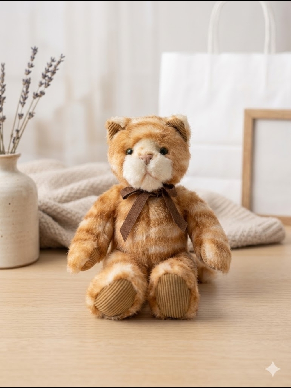 3/$20! Russ Berrie "Tabatha" Orange Tabby Cat Plush